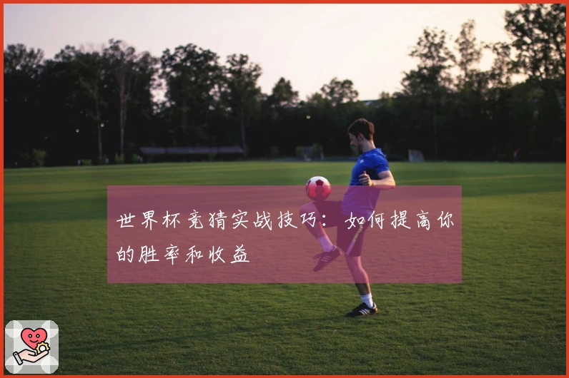 世界杯竞猜实战技巧：如何提高你的胜率和收益